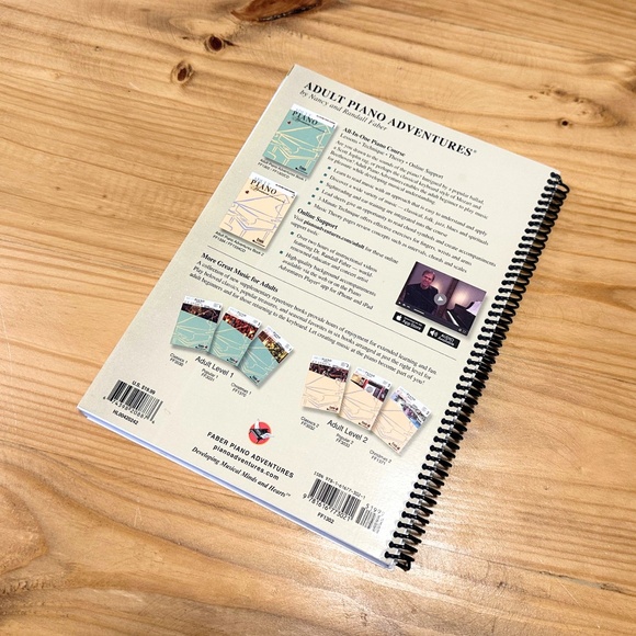 Adult Piano Lesson Book Music Educational Piano Basics Home Learning for Adults - Picture 2 of 3